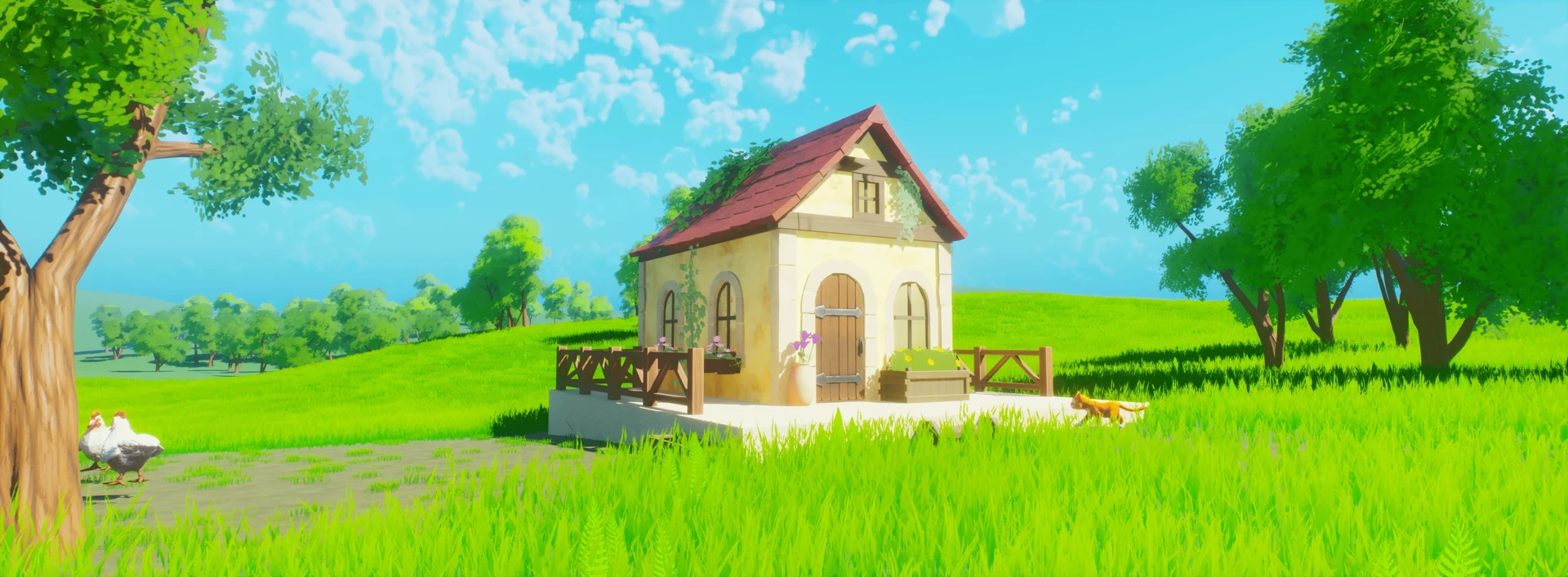 Stylized House & Environment