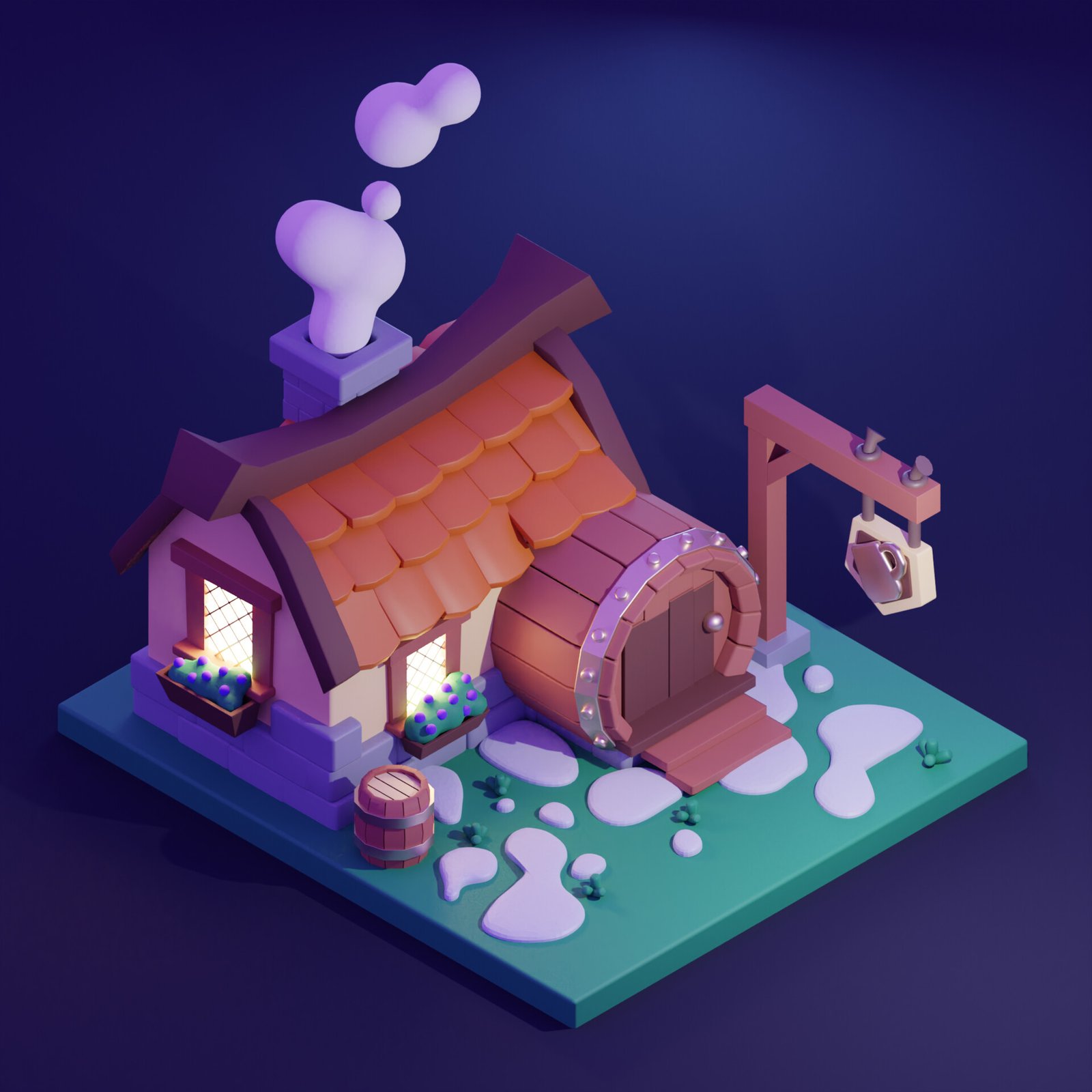 Medieval Isometric Tavern