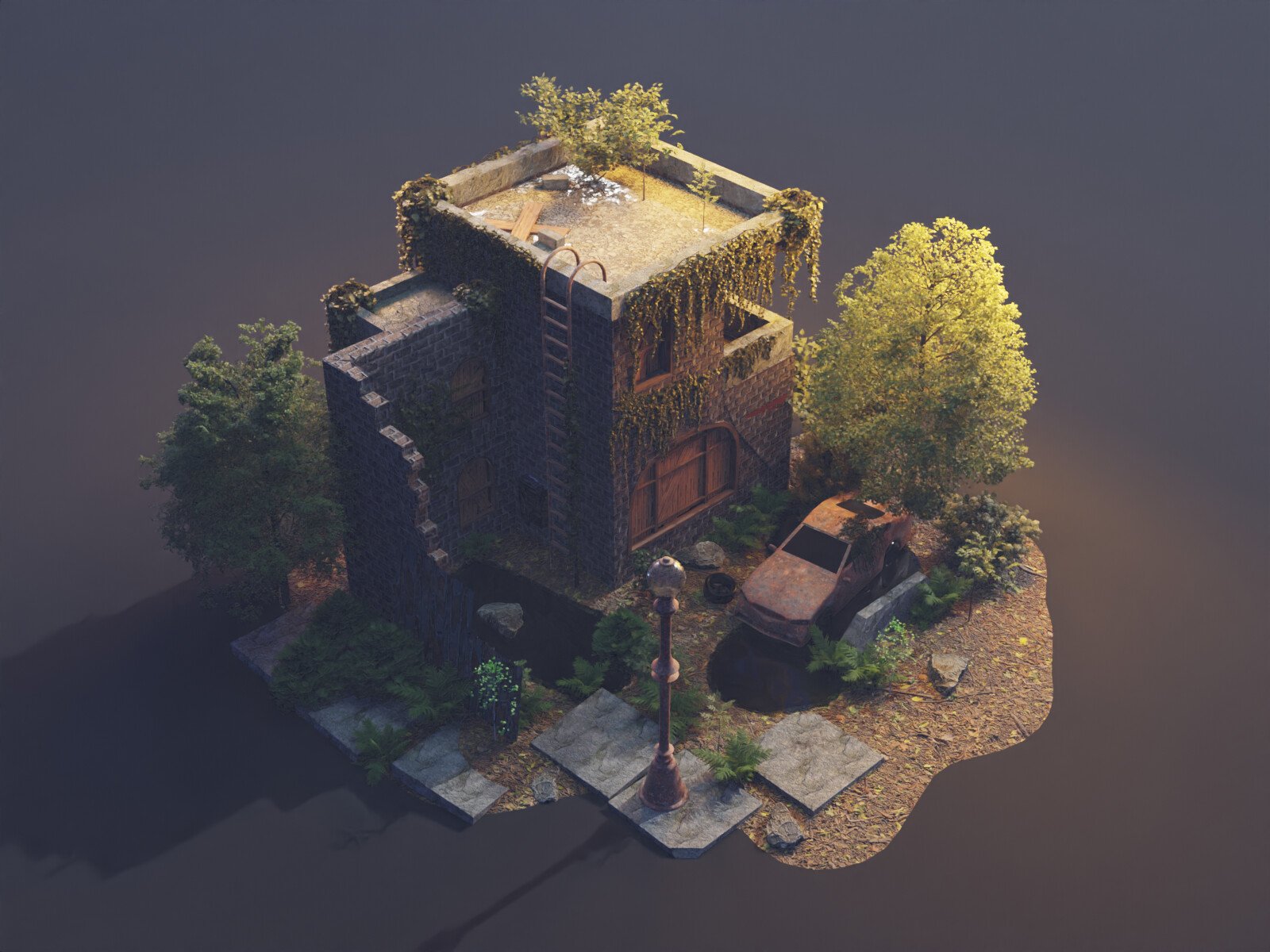 Post-Apocalyptic Diorama (TLOU)